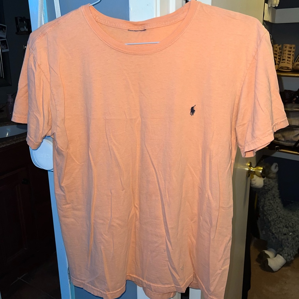 Cream polo shirt